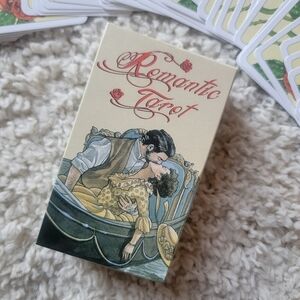 Romantic Tarot deck 78 cards love  guidance color artwork